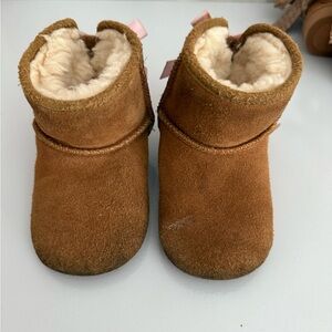 UGG Tan Kids Boots with Cozy Lining